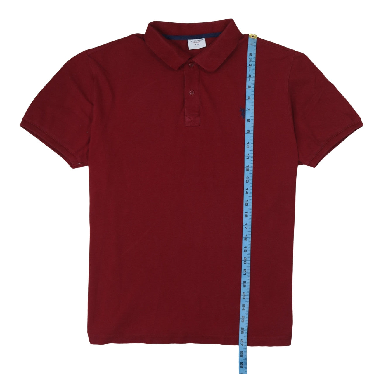 U.S. Polo Assn. Men's Red 2XL Cotton Short Sleeve Polo Shirt