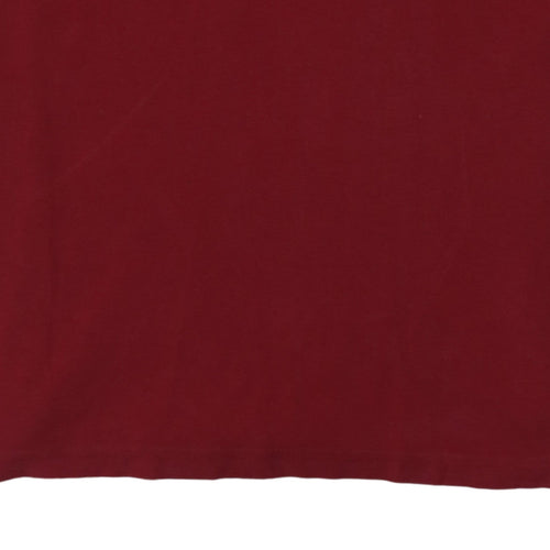 U.S. Polo Assn. Men's Red 2XL Cotton Short Sleeve Polo Shirt