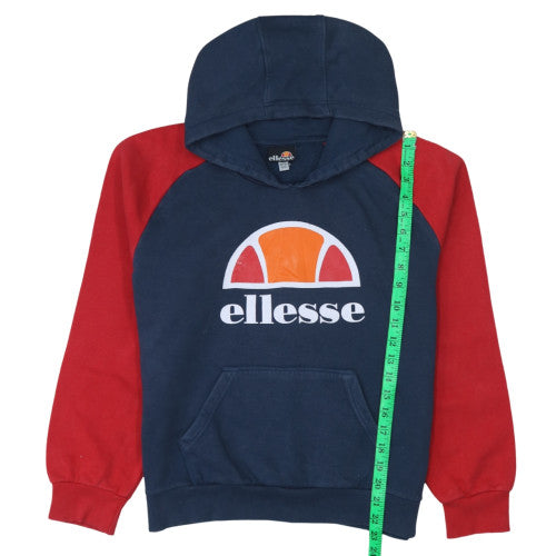 Ellesse Boys Blue & Red Pullover Hoodie 13-14 Years Graphic Logo Design