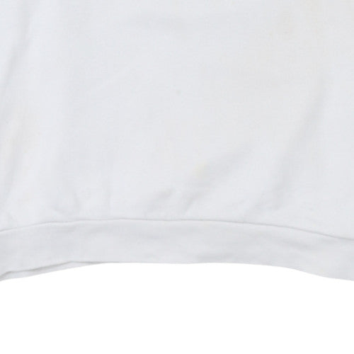 Levi's Women's White Logo Pullover Sweatshirt Size L
