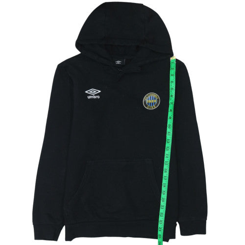 Umbro Mens Black FC Chambly Oise Pullover Hoodie Size M