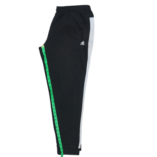 Adidas Men's Black XL Joggers with Elastic Waist and Logo