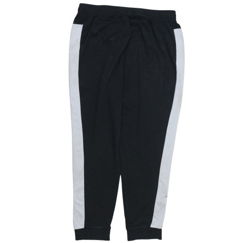 Adidas Men's Black XL Joggers with Elastic Waist and Logo