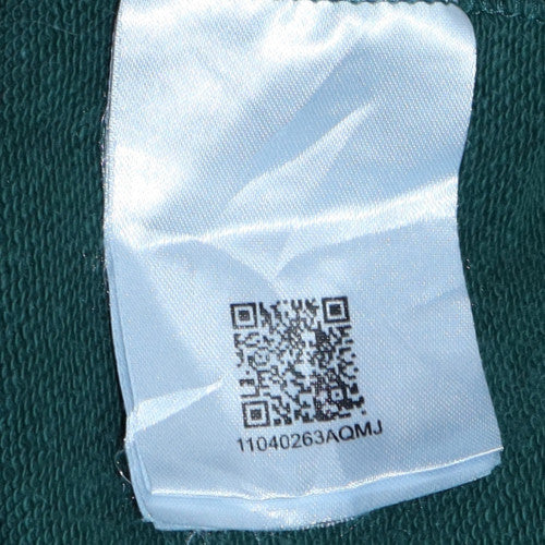 Moncler Men's Green Logo Crew Neck Sweatshirt L