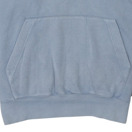 Nike Women's Blue Pullover Hoodie Size M Cotton Blend Sweatshirt