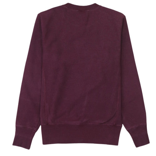 Champion Women’s Burgundy Reverse Weave Sweatshirt Small Crew Neck Cotton