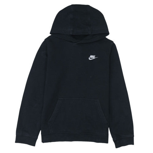 Nike Boys Black Pullover Hoodie XL 158-170cm Standard Fit Fleece Sweatshirt