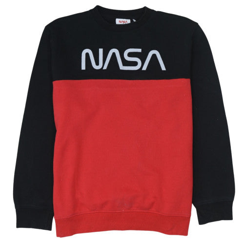 Primark NASA Men's Black Red 2XL Crew Neck Sweatshirt