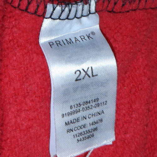 Primark NASA Men's Black Red 2XL Crew Neck Sweatshirt