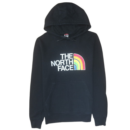 The North Face Mens Black Pullover Hoodie M Regular Fit Graphic Logo