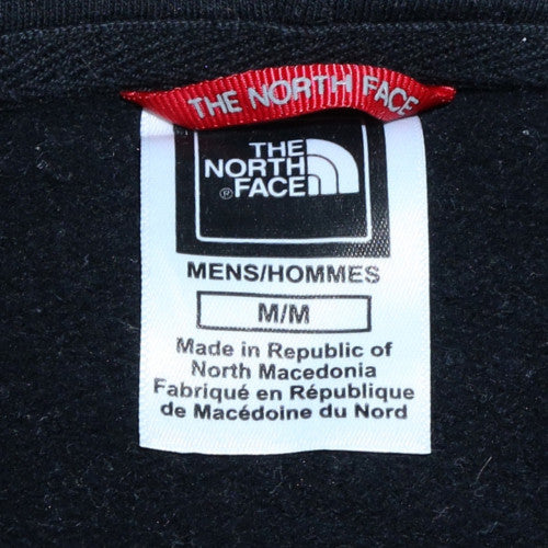 The North Face Mens Black Pullover Hoodie M Regular Fit Graphic Logo