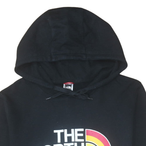 The North Face Mens Black Pullover Hoodie M Regular Fit Graphic Logo
