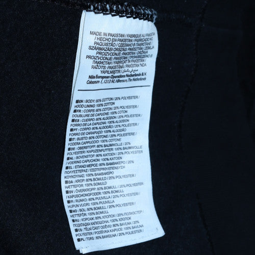 Nike Men's Black XL Full Zip Fleece Hoodie Sweatshirt