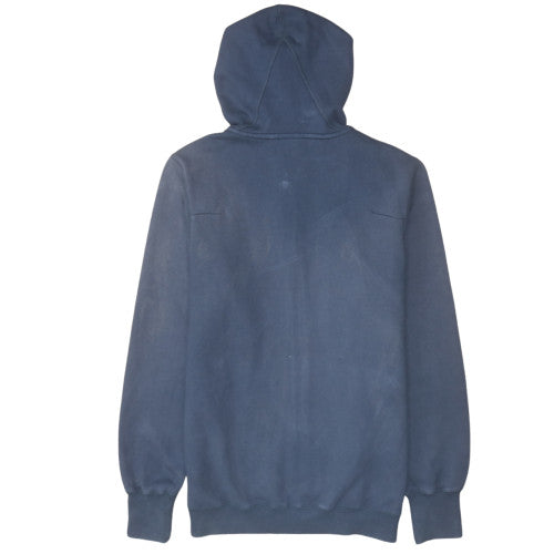 Umbro Men's Blue Full Zip Hoodie L Manchester City Fleece