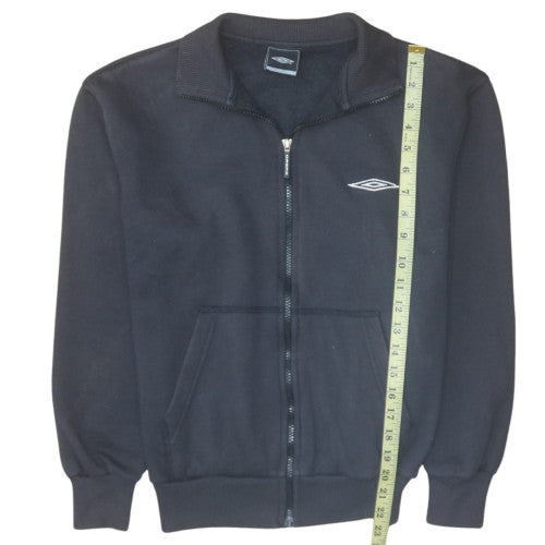 Umbro Men's Black Full Zip Sweatshirt Size L Sports Fleece