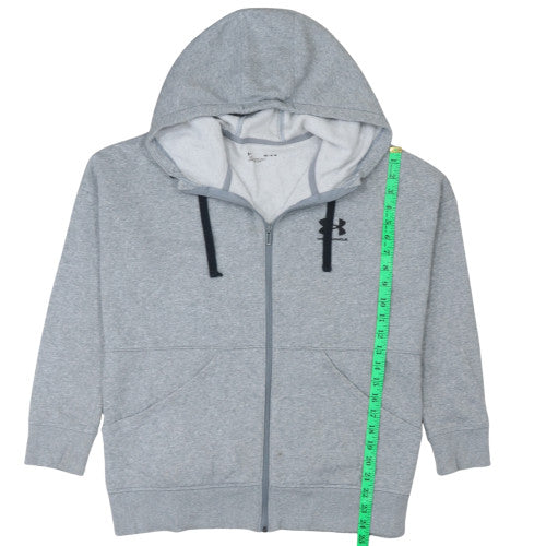 Under Armour Men's Grey Full Zip Hoodie Size M