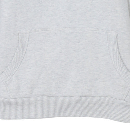 Superdry Women's Grey Pullover Hoodie Size M Graphic Print Casual