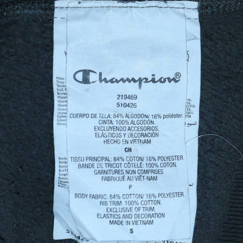 Champion Mens Grey Small Pullover Sweatshirt Crew Neck Logo