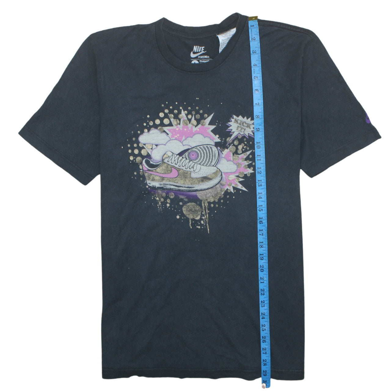 Nike Sportswear Men's Black Graphic Print T-Shirt Size L
