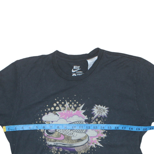 Nike Sportswear Men's Black Graphic Print T-Shirt Size L