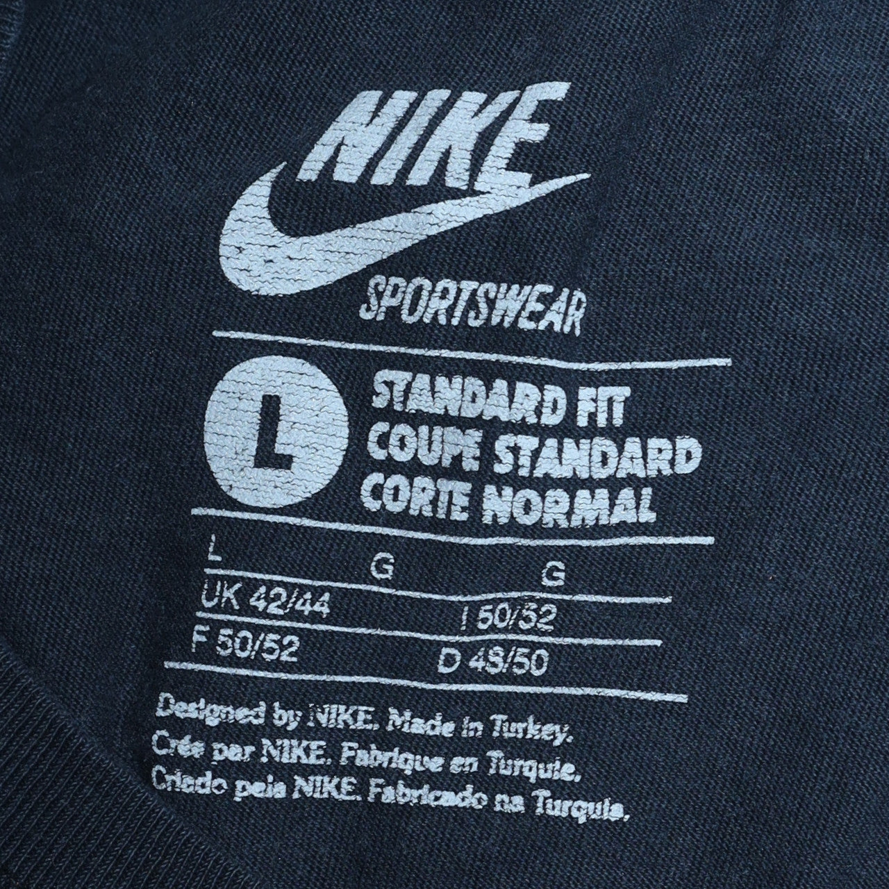 Nike Sportswear Men's Black Graphic Print T-Shirt Size L