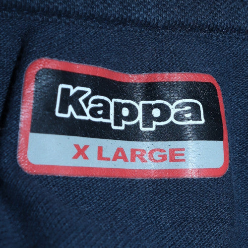 Kappa Men's Black XL Polo Shirt Cotton Classic Fit Short Sleeve