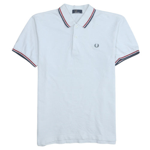 Fred Perry Men's White Cotton Polo Shirt M Short Sleeve Classic Fit