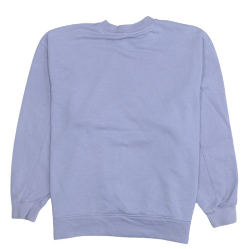 Adidas Women’s Lilac Crew Neck Sweatshirt UK 8 Cotton Logo Jumper