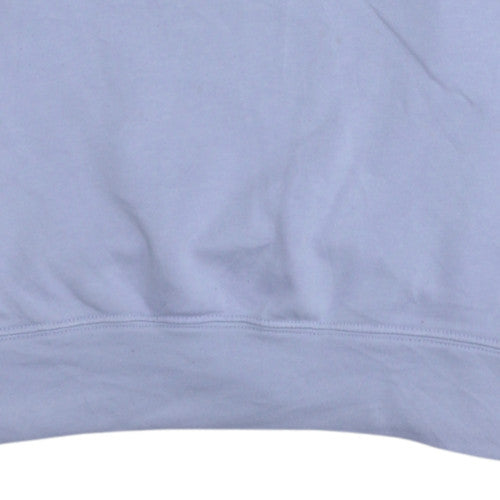 Adidas Women’s Lilac Crew Neck Sweatshirt UK 8 Cotton Logo Jumper