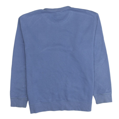 Nike SB Men's Blue Crew Neck Sweatshirt L Cotton Blend Pullover