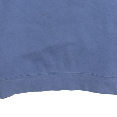 Nike SB Men's Blue Crew Neck Sweatshirt L Cotton Blend Pullover