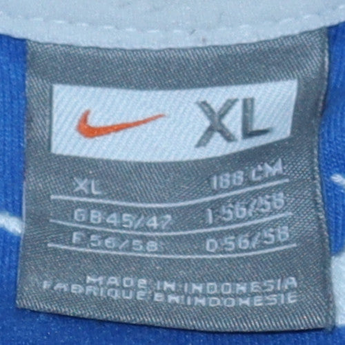Nike Mens Blue XL Crew Neck Pullover Sweatshirt Sports Top