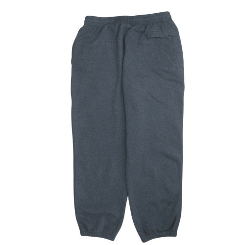 Nike Men's Grey Fleece Sweatpants L Regular Fit Activewear Trousers
