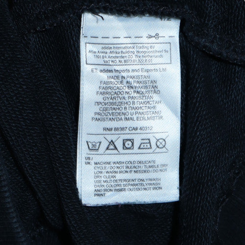 Adidas Women Black Size 8 Pullover Crew Neck Sweatshirt