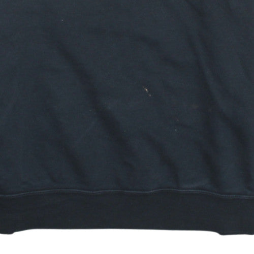 Nike Men's Black L Pullover Crew Neck Logo Sweatshirt
