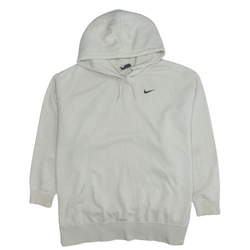 Nike Women Beige Pullover Hoodie 3XL Cotton Blend Casual