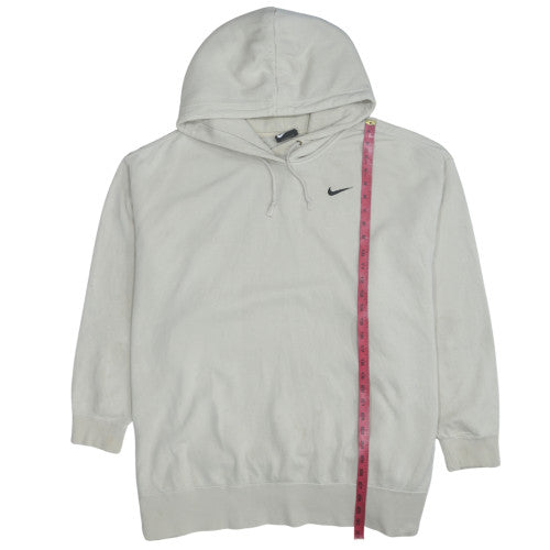 Nike Women Beige Pullover Hoodie 3XL Cotton Blend Casual