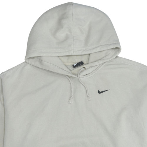 Nike Women Beige Pullover Hoodie 3XL Cotton Blend Casual