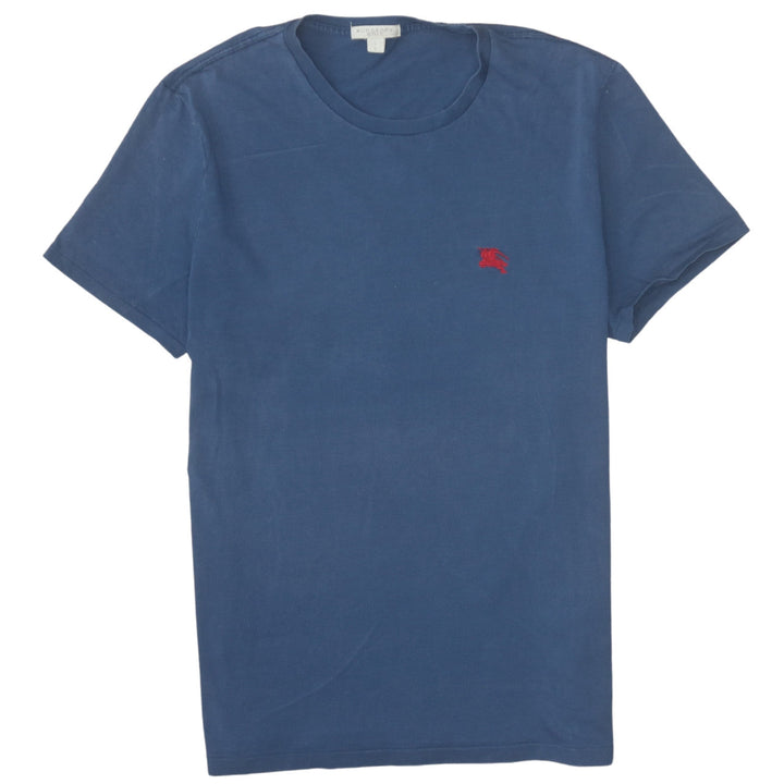 Burberry Brit Men's Blue Cotton Embroidered Logo T-Shirt Size L