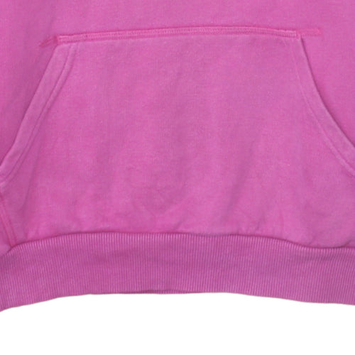 Ellesse Girls Pink Pullover Hoodie 13-14 Years Cotton Blend Logo Sweatshirt