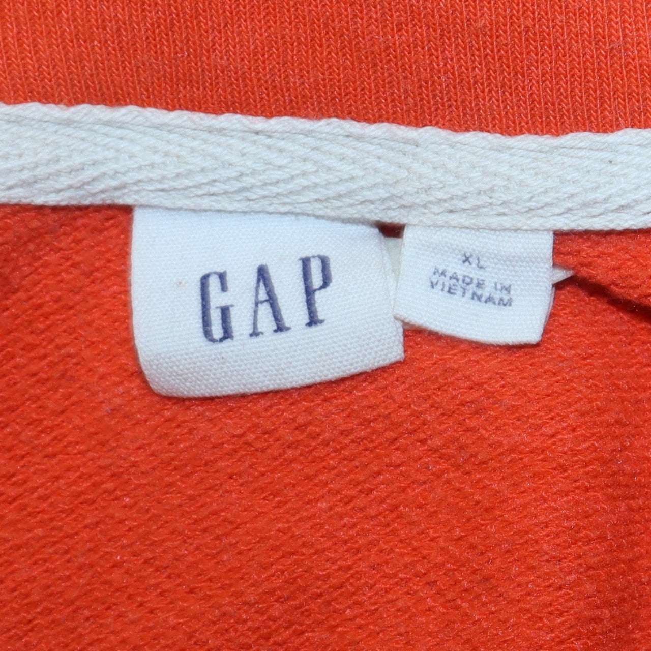 GAP Womens Orange Crew Neck Pullover Sweatshirt XL