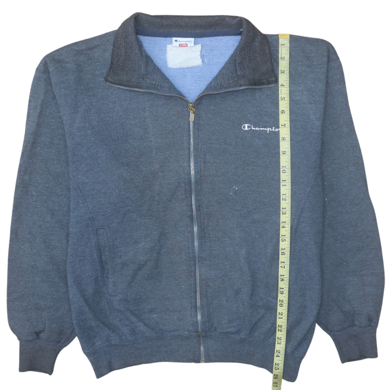 Champion Mens Blue XL Track Jacket Fleece Full Zip Activewear