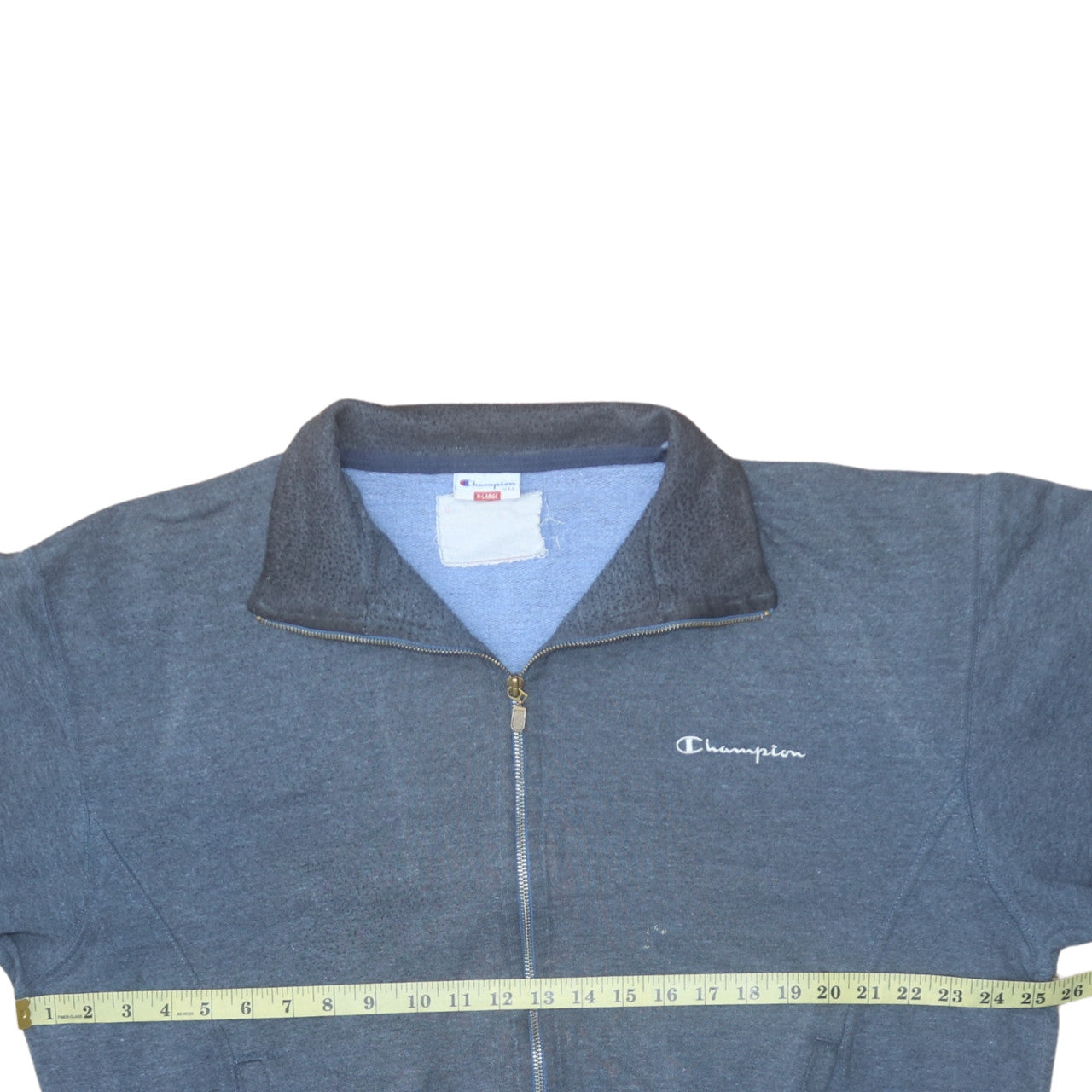 Champion Mens Blue XL Track Jacket Fleece Full Zip Activewear