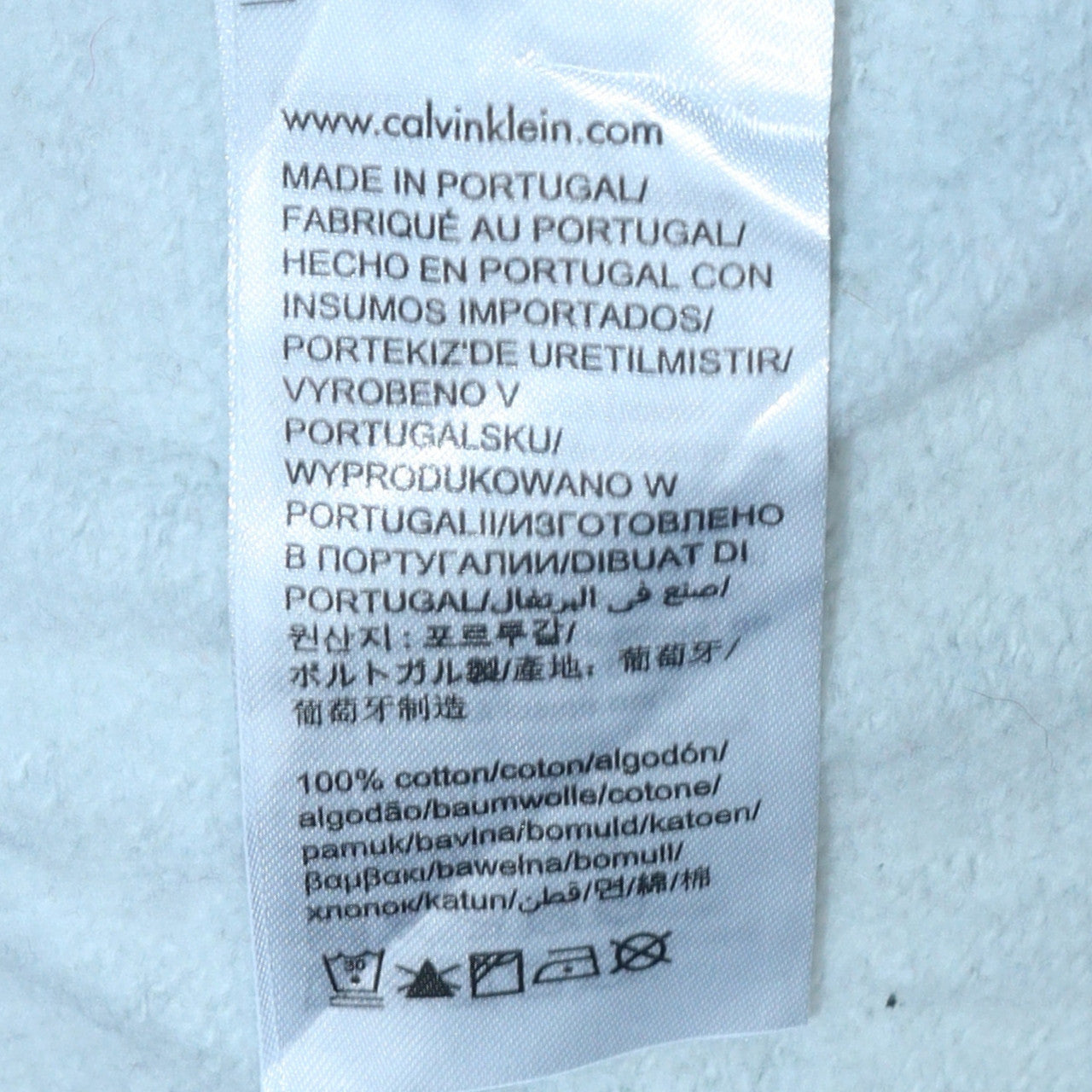 Calvin Klein Jeans Men's Grey Logo Sweatshirt L Pullover Crew Neck