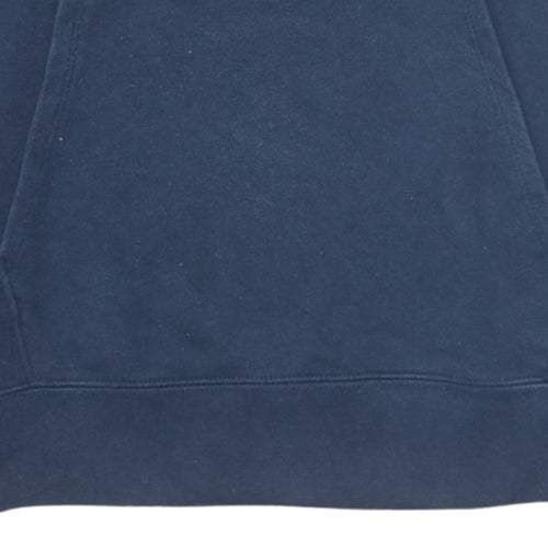 Champion Men's Blue Pullover Hoodie Small Embroidered Logo Fleece