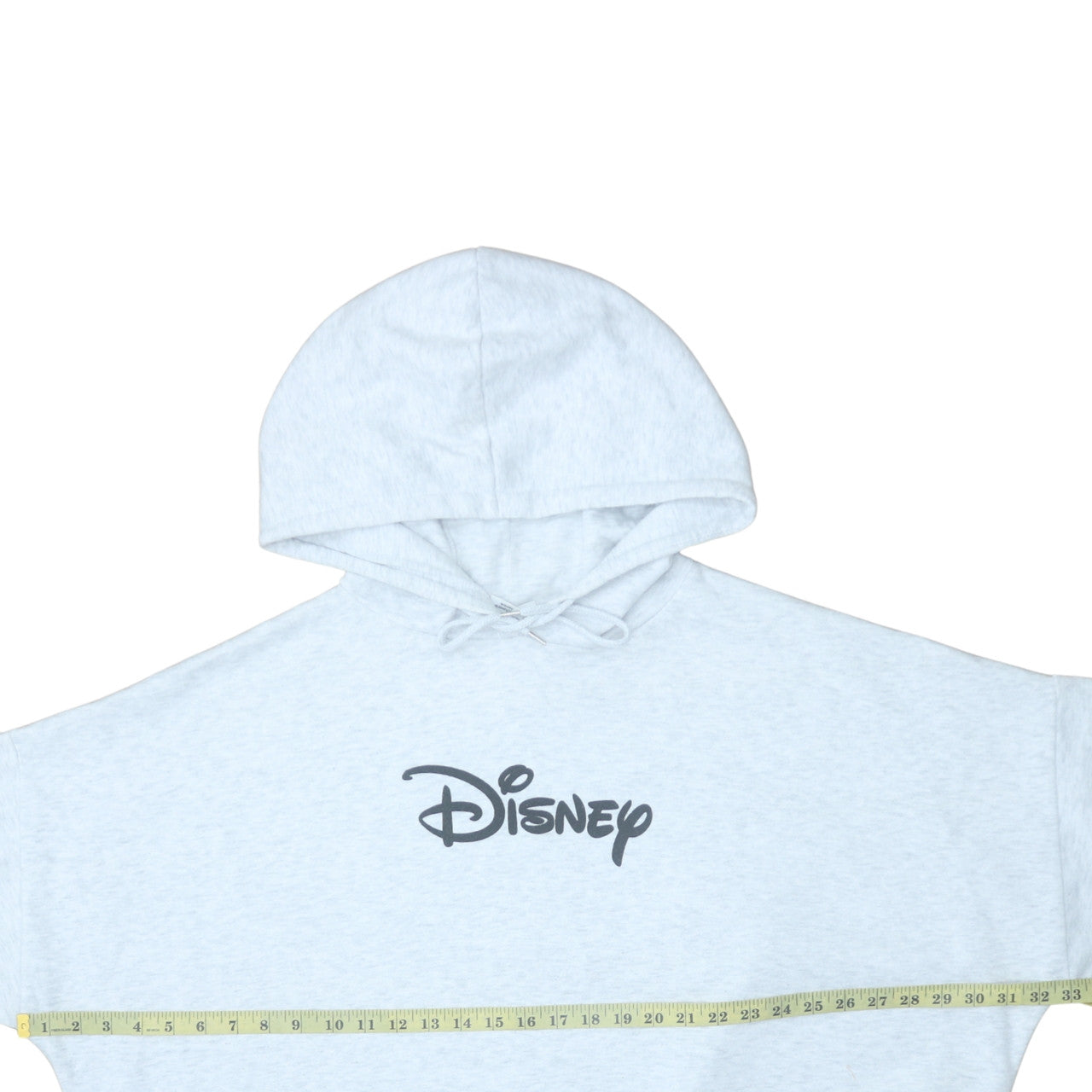 Disney Women's Light Grey 2XL Pullover Hoodie with Logo Print