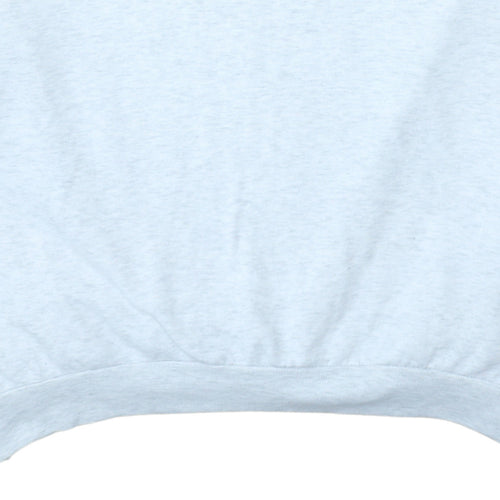 Disney Women's Light Grey 2XL Pullover Hoodie with Logo Print