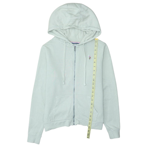 U.S. Polo Assn. Women Sage Full Zip Hoodie Size S Cotton Casual