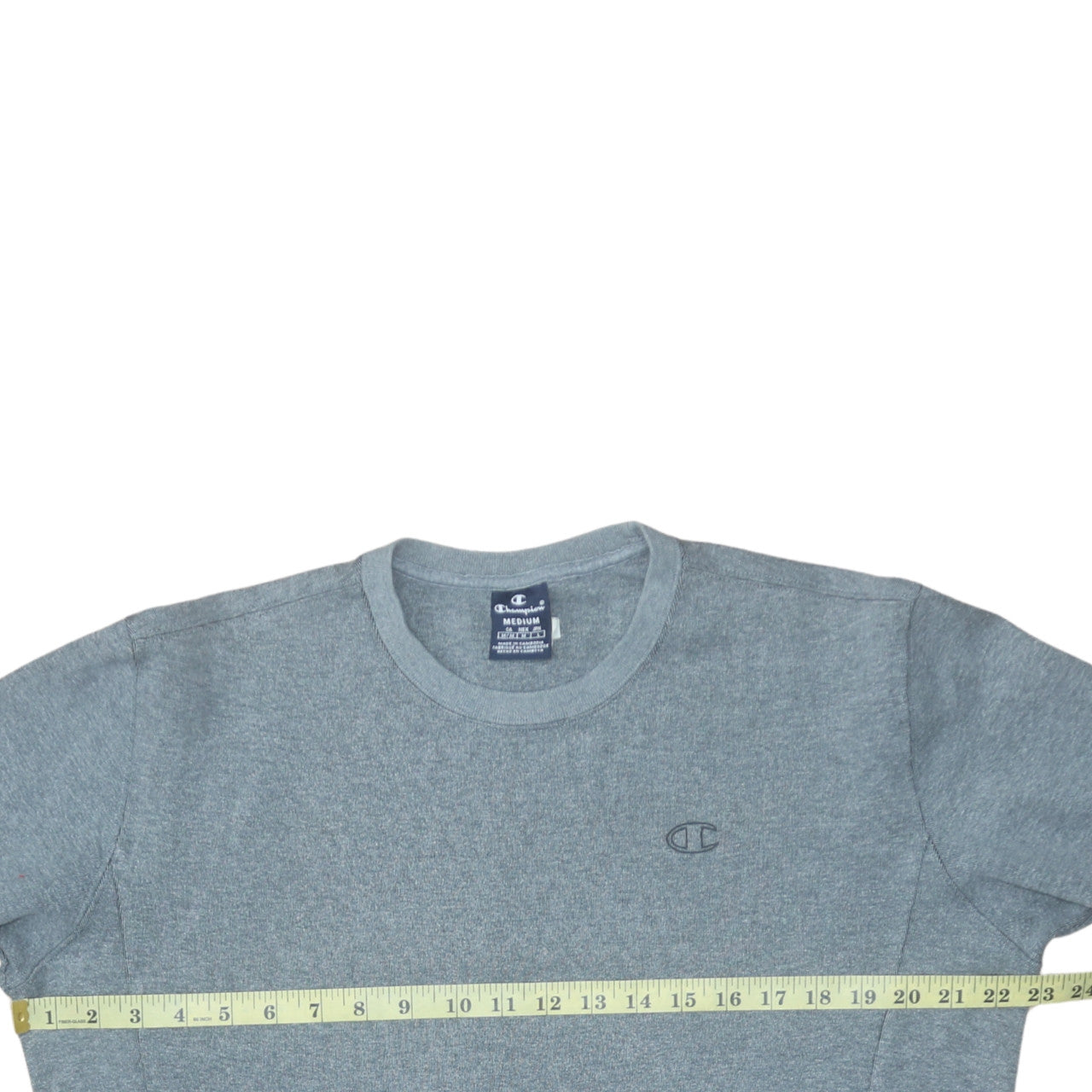 Champion Men's Grey Medium Crew Neck Pullover Sweatshirt