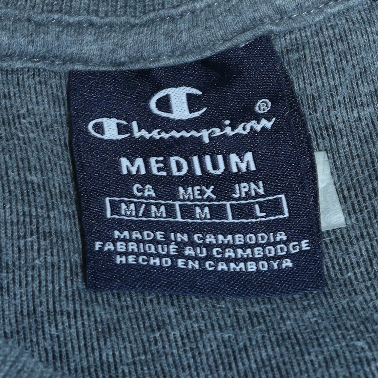 Champion Men's Grey Medium Crew Neck Pullover Sweatshirt